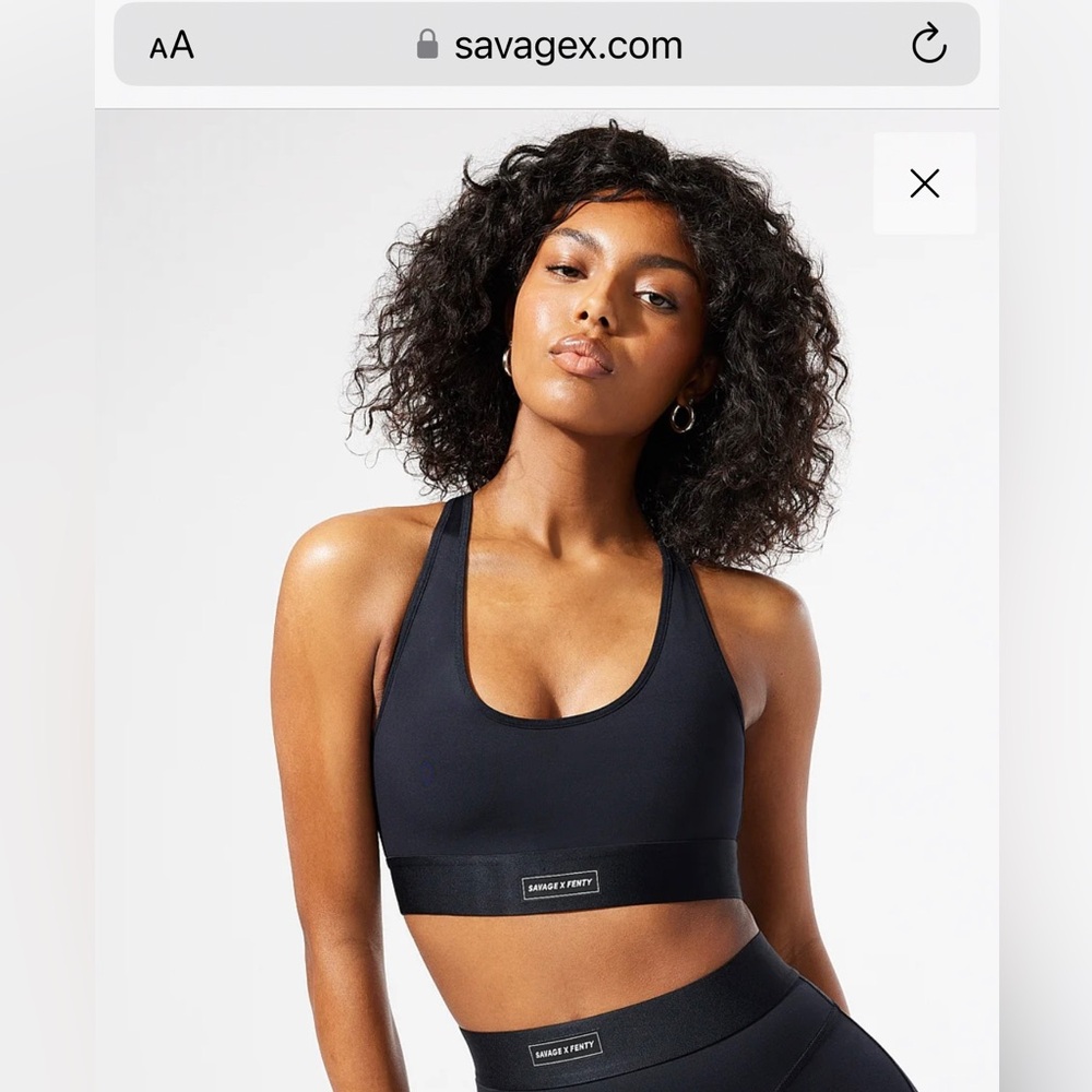 Savage x FENTY  Sports Bra size XL